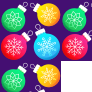 Holiday Pattern Ornaments